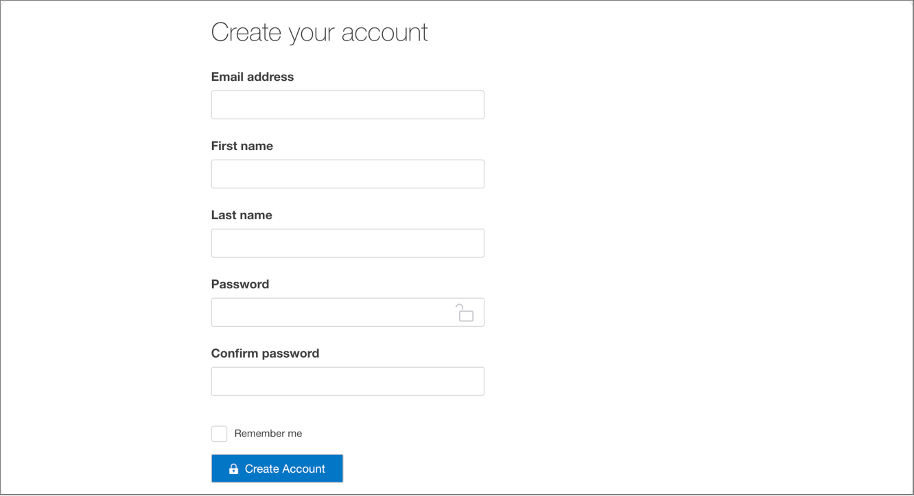 Create an Intuit Developer account