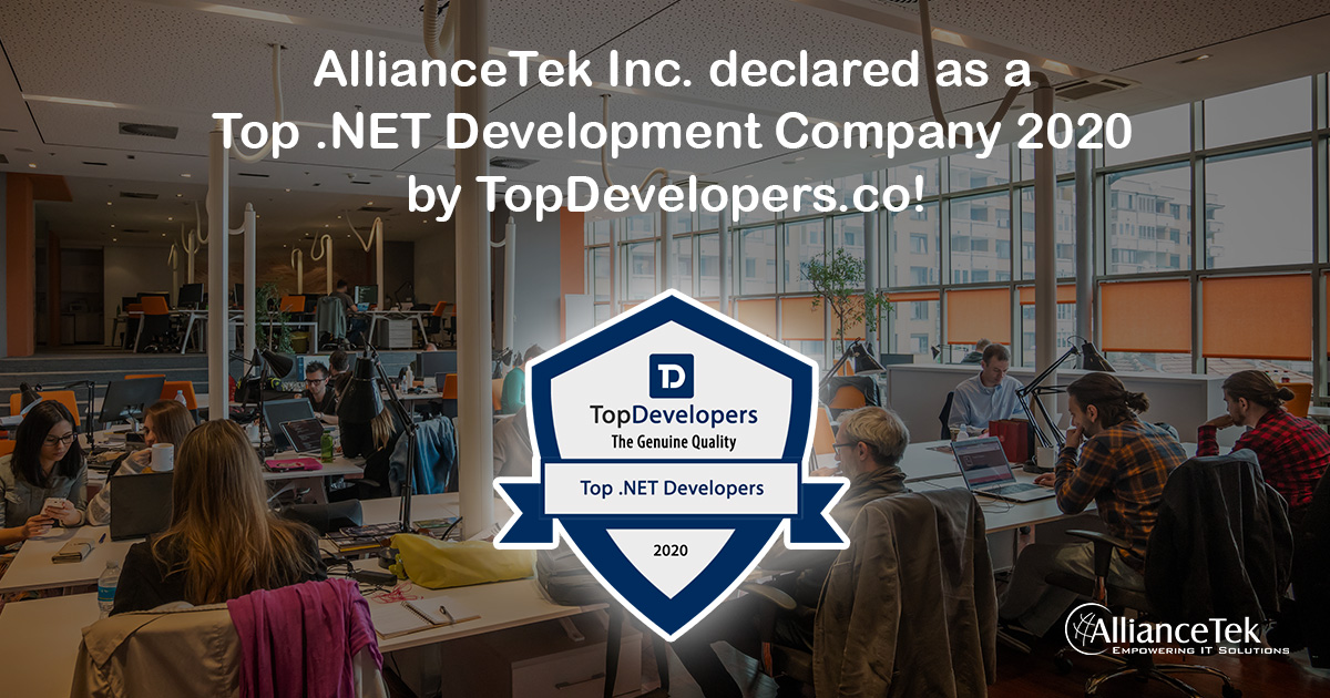 Simtekway Inc. declared as a Top .NET development Company of 2020 by TopDevelopers.co!