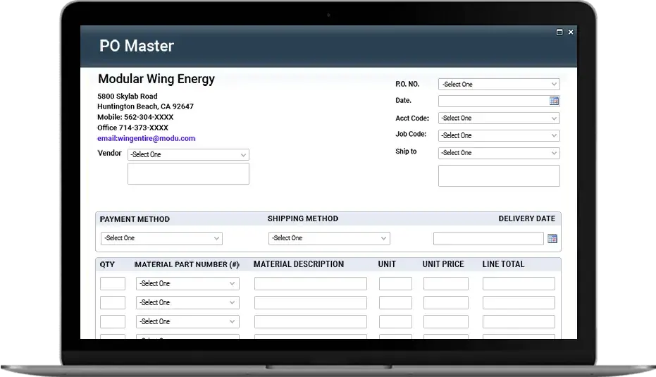 SharePoint Purchasing System Portal | About Client