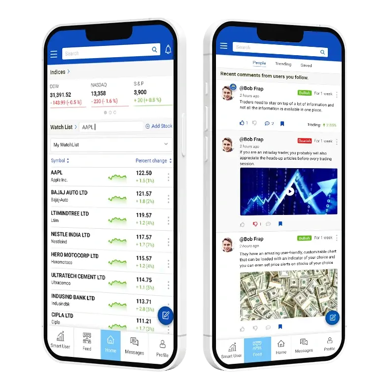 Social Media Trading App | Hero